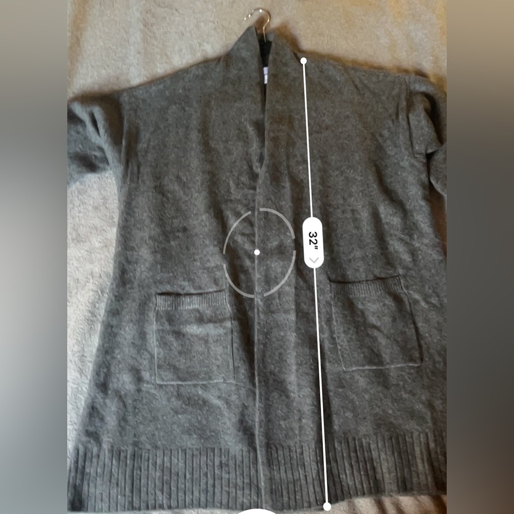 NWOT Grey cardigan sweater.